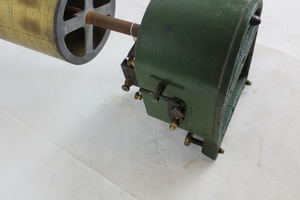Thumbnail image of Antique Brass Engineering Unit with fanbelt and gears
