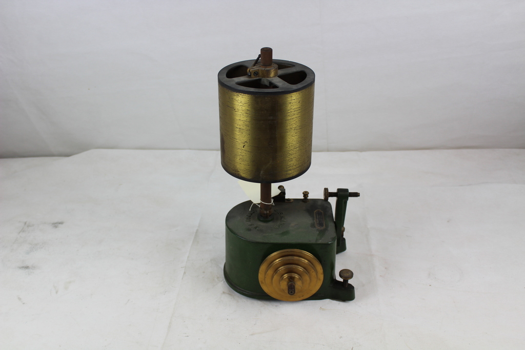 Image of Antique Brass Engineering Unit with fanbelt and gears