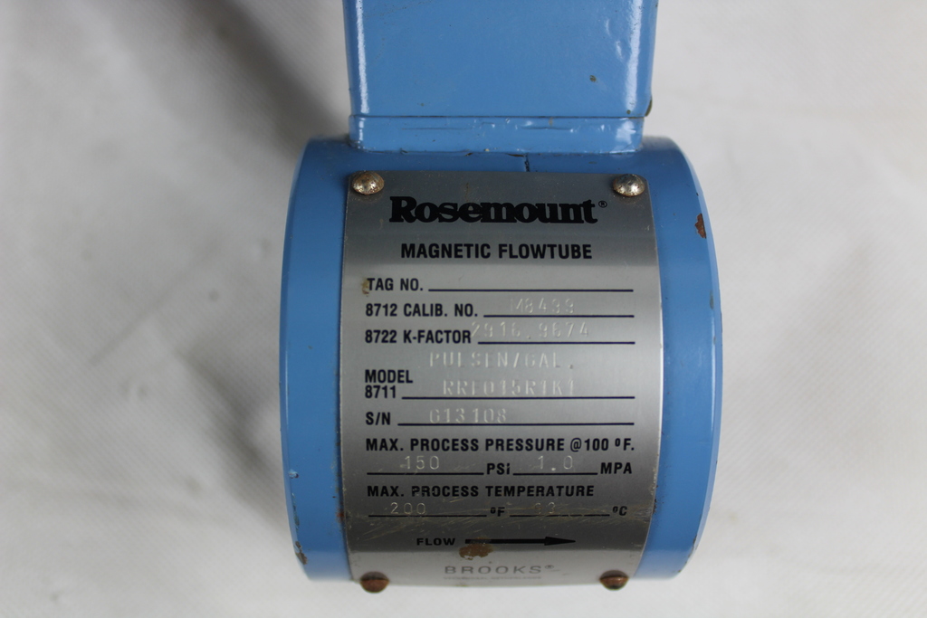 Image of Brooks Magnetic Flow Transmitter RA24, Flowmeter 8722, Flowtube 8711 