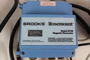 Thumbnail image of Brooks Magnetic Flow Transmitter RA24, Flowmeter 8722, Flowtube 8711 