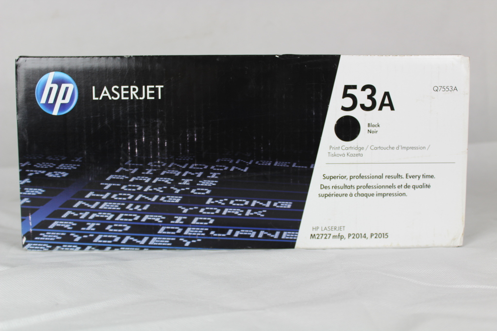 Image of  Genuine HP LaserJet 53A Q7553A Black Print Cartridge P2014 P2015, NEW