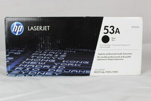 Thumbnail image of  Genuine HP LaserJet 53A Q7553A Black Print Cartridge P2014 P2015, NEW