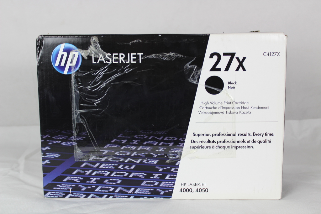 Image of HP GENUINE C4127X BLACK PRINT CARTRIDGE (TONER) 27X  OEM 4000 4050