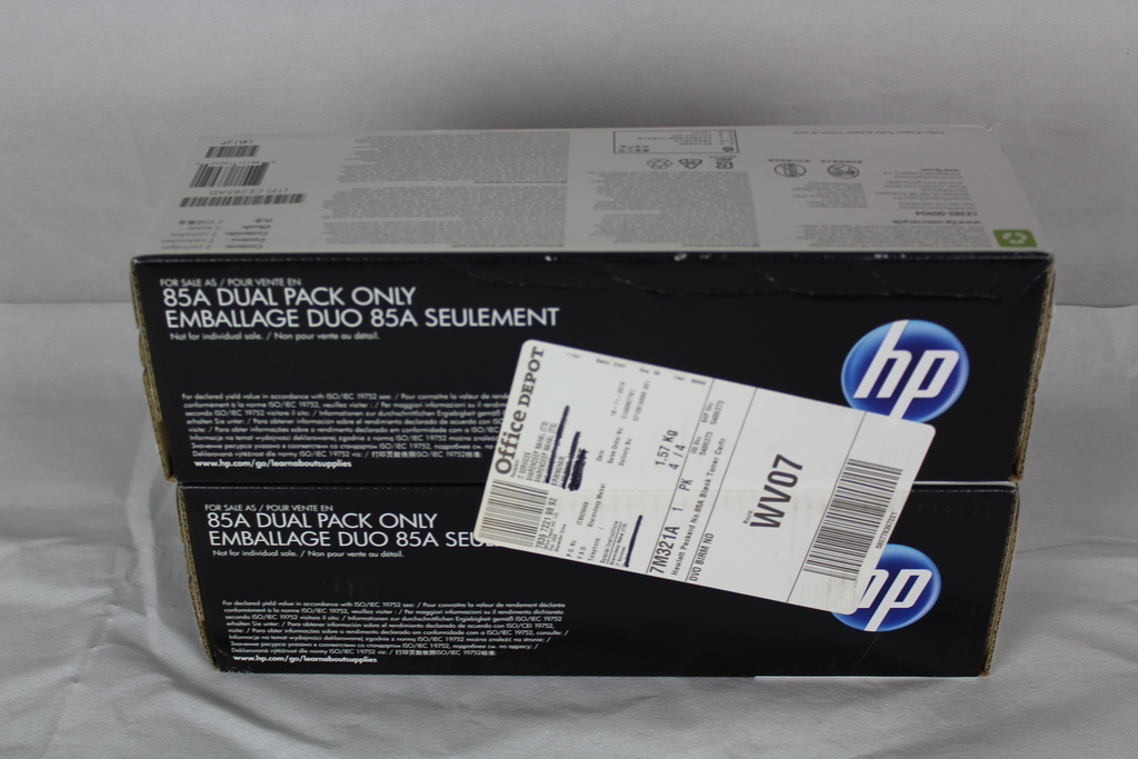 Image of  HP Laserjet Print Cartridge Black CE285AD Dual Pack 85A Genuine in original box