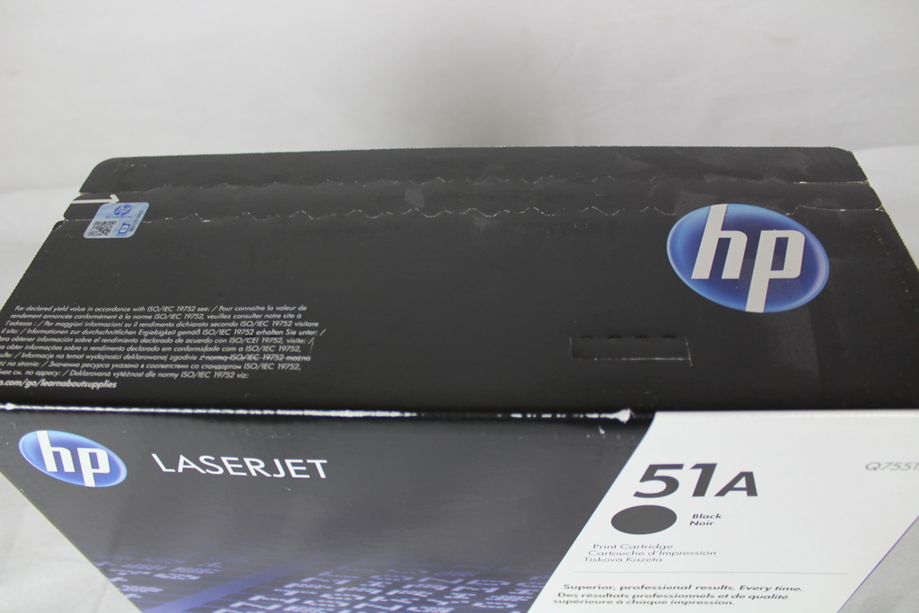 Image of Genuine HP Q7551A Black Toner 51A LaserJet P3005 M3027 mfp M3035 mfp in box