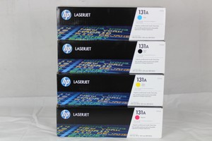 Thumbnail image of Genuine HP131A Laserjet Ink Cartridges Full Set Black Magenta Yellow And Cyan