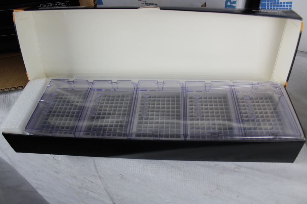 Image of Job Lot 51 boxes of 5 Matrix empty latch racks BC30307 & 41 boxes of 1.4ml tubes