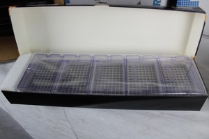 Thumbnail image of Job Lot 51 boxes of 5 Matrix empty latch racks BC30307 & 41 boxes of 1.4ml tubes