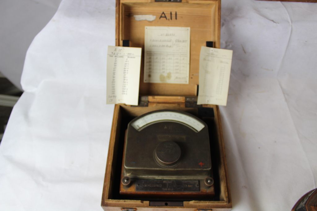 Image of Antique Collection 1900's 23x Precision Voltmeters + Other Electronics