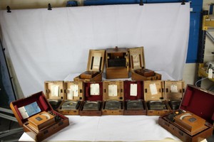 Thumbnail image of Antique Collection 1900's 23x Precision Voltmeters + Other Electronics