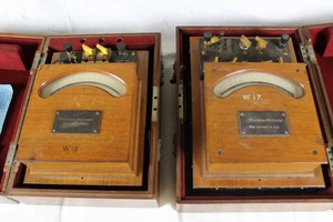 Thumbnail image of Antique Collection 1900's 23x Precision Voltmeters + Other Electronics