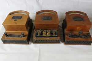 Thumbnail image of Antique Collection 1900's 23x Precision Voltmeters + Other Electronics