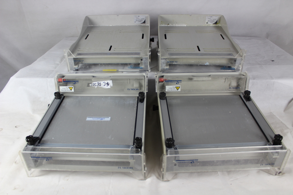 Image of 4 Life Technologies GIBCO BRL S2 Sequencing Gel Electrophoresis Apparatus System