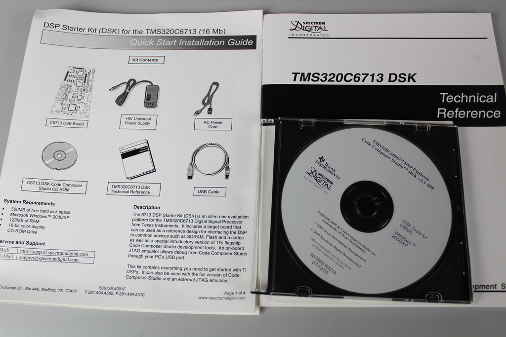 Image of Starter Kit TMS320C6713