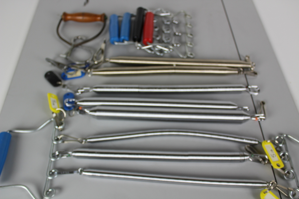 Image of Job lot Hanging Weighing Scales Salter, Griffin & George Little Samson & springs