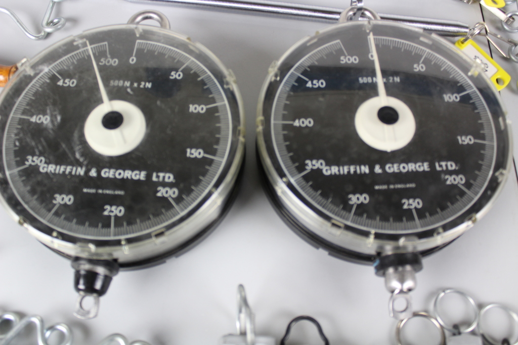 Image of Job lot Hanging Weighing Scales Salter, Griffin & George Little Samson & springs