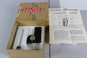 Thumbnail image of Speedivac Model 2G Vacustat Gauge Lab Glassware Vacuum