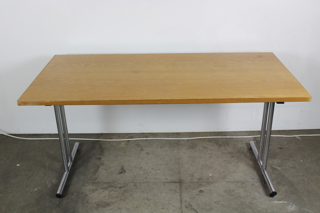 Image of 7 x Wooden Top Foldable Tables