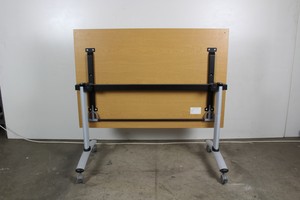Thumbnail image of 2 x Wooden Top Wheelable Tables
