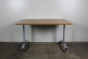 Thumbnail image of 2 x Wooden Top Wheelable Tables