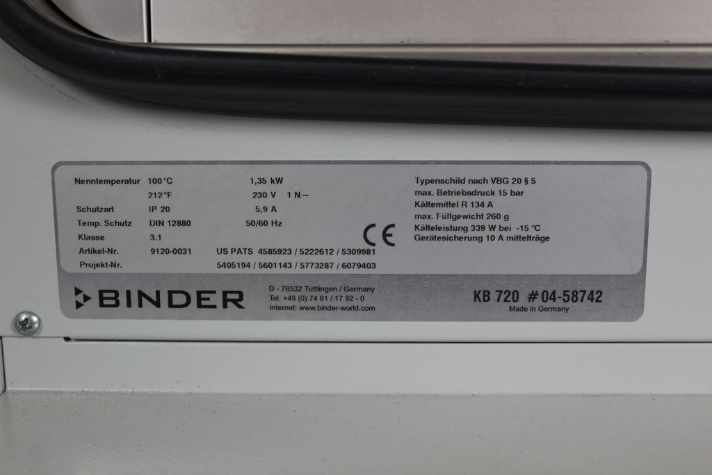 Image of KB 720 Cooling Incubator, -5 °C to 100 °C