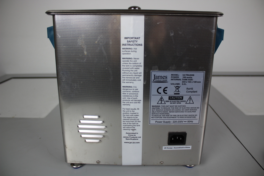 Image of Sonic 4500 Digital Ultrasonic Cleaner 3.6L Model ULTRA4500 100 watts