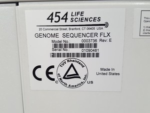 Thumbnail image of Roche 454 Genome Sequencer FLX System Lab