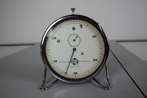 Thumbnail image of Vintage Wind-up Bakelite Stop Clock Timer on Adjustable Stand
