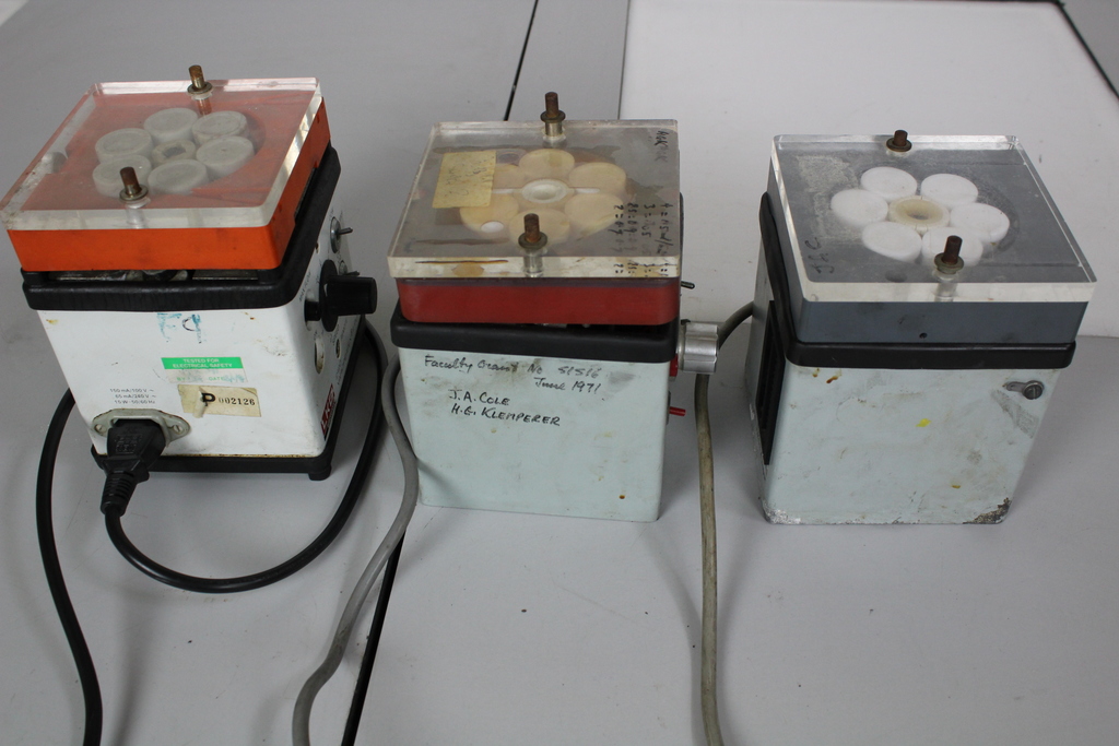 Image of 3 Peristaltic Pumps LKB Bromma Varioperpex 12000 &  II 2120 Spares/Repair