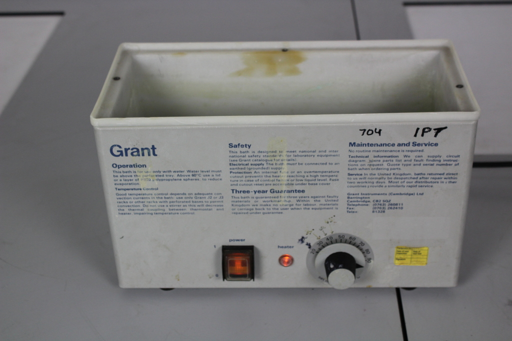 Image of Instruments (Cambridge) Ltd JB1 Water Bath Laboratory