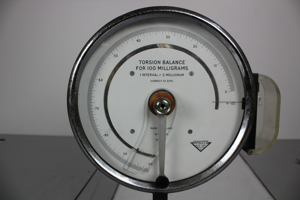 Image of Vintage Torsion Balance for 100 Milligrams Electrical Engineering