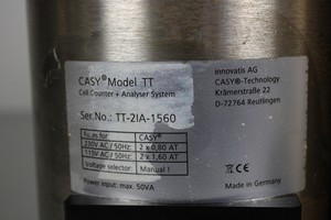 Thumbnail image of Innovatis Casy TT Cell Counter + Analyser System, Controller & Accessories Roche