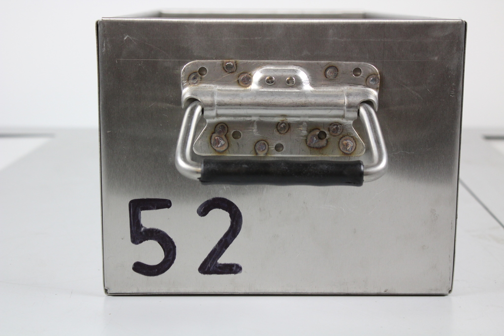 Image of Stainless Steel Garden Planter Heavy Duty with Handles 48cm x 23cn x 18 cm