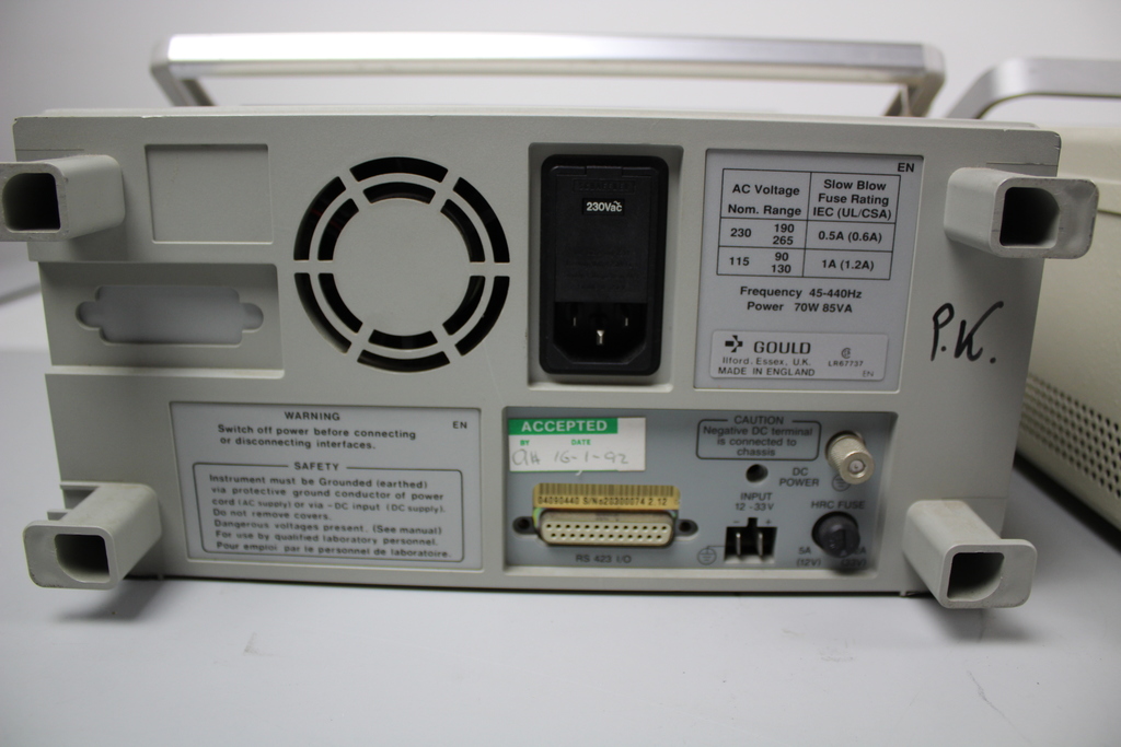 Image of Job Lot of 3 x Gould Oscilloscope 20 MHz 1425, 20Ms/sec 1604,100Ms Spares/Repair