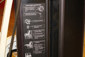 Thumbnail image of Cybex Eagle Leg Extension Machine