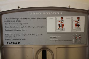 Thumbnail image of Cybex Torso Rotation Machine