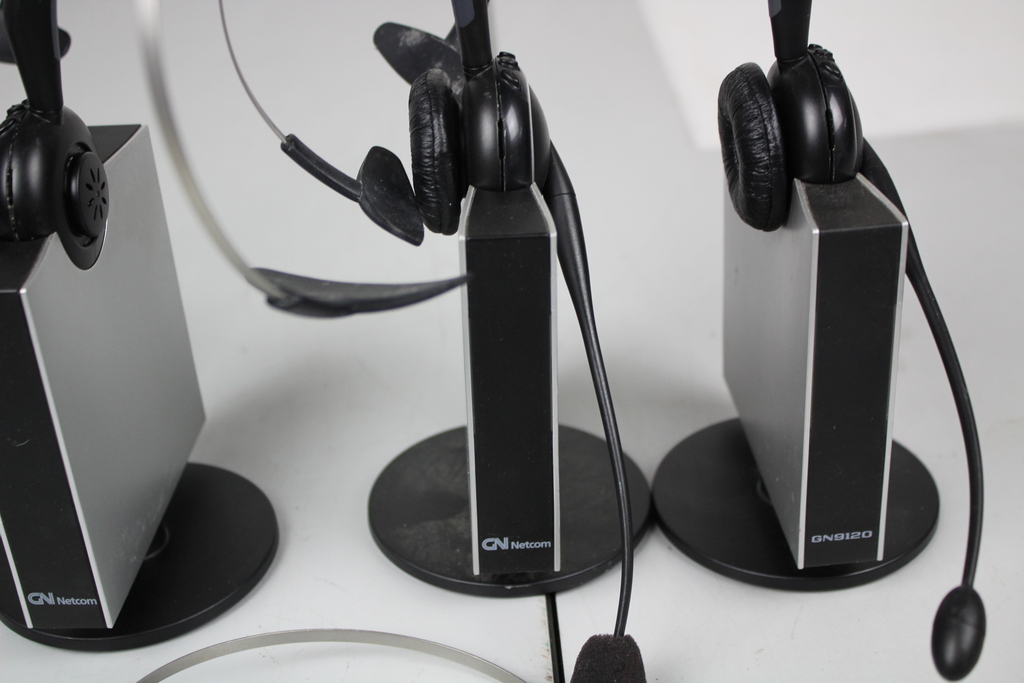 Image of 5 x Jabra GN9120 Black Headband Headsets