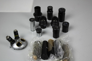 Thumbnail image of Various Microscope Eyepieces, Lens & objectives (some Carl Zeiss) some new