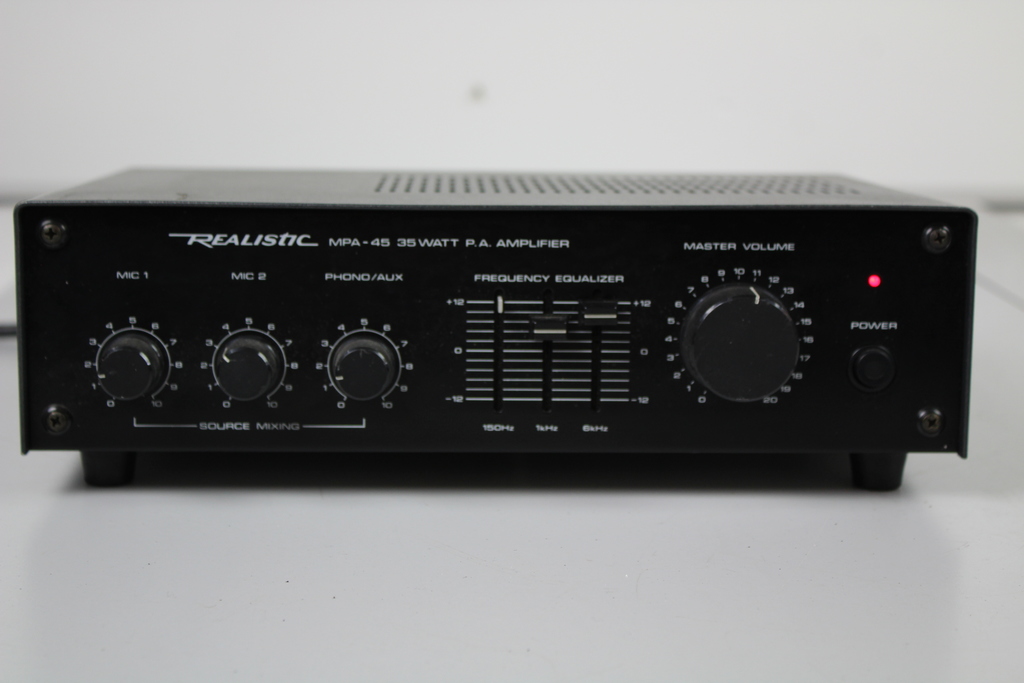 Image of Realistic MPA-45 Public Address PA Amplifier 35 Watt 