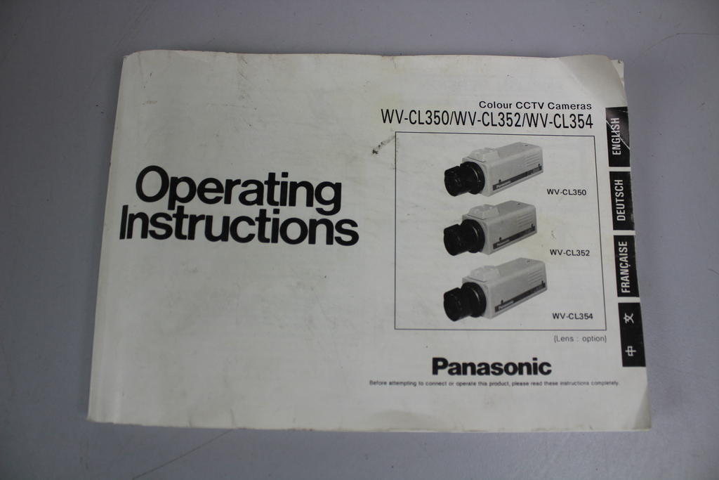 Image of 3 Panasonic Digital Colour CCTV WV-CL322E Camera 2 Dennard Controllers & Housing