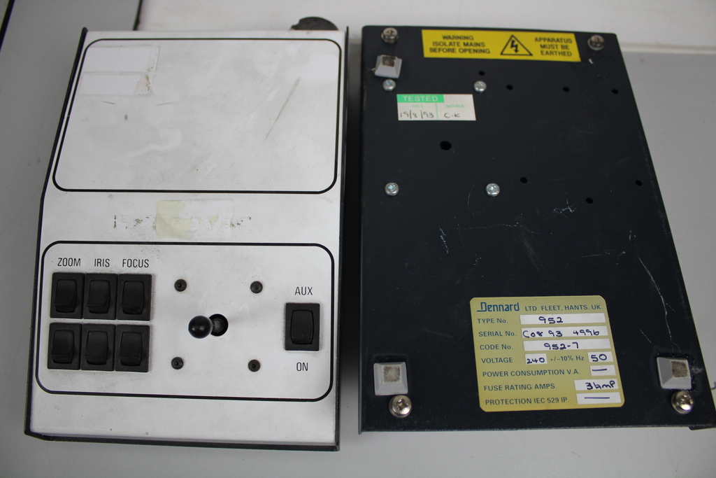 Image of 3 Panasonic Digital Colour CCTV WV-CL322E Camera 2 Dennard Controllers & Housing