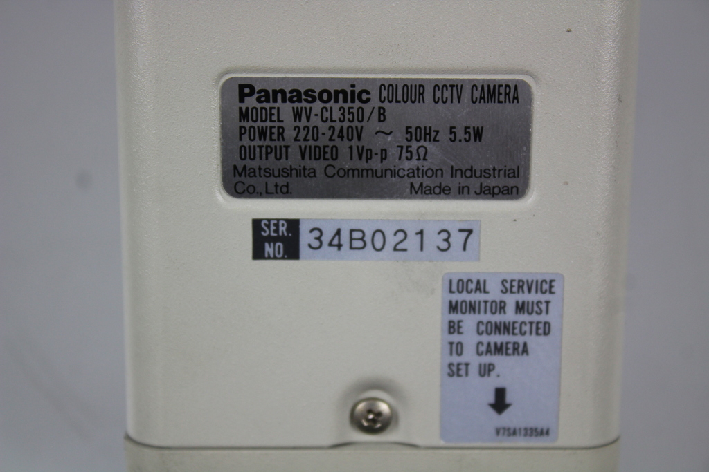Image of 3 Panasonic Digital Colour CCTV WV-CL322E Camera 2 Dennard Controllers & Housing
