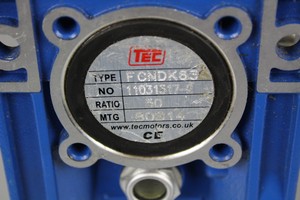 Thumbnail image of TEC FCNDK63 + FCNDK90 Gearbox + TEC MS711-2 Motor Electrical Engineering