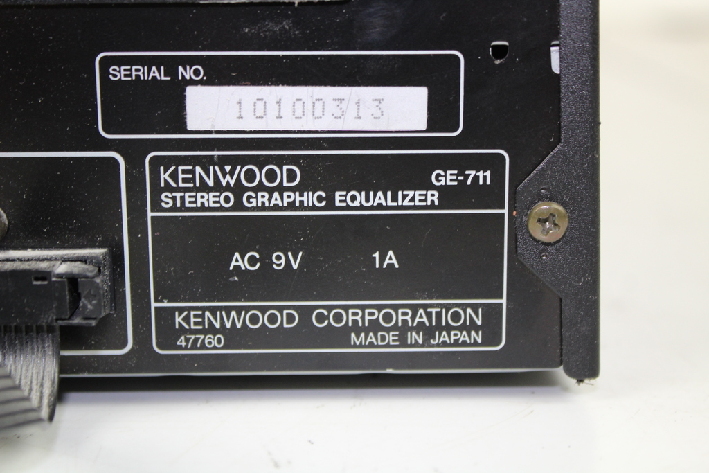 Image of Kenwood Stack System GE-711 Graphic Equalizer X-711 Cassette Deck A711L Receiver