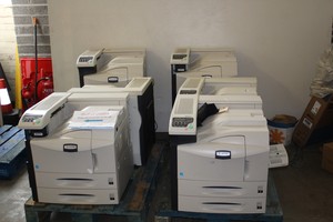 Thumbnail image of Job Lot of 6 Kyocera Ecosys FS-9530DN Printers 