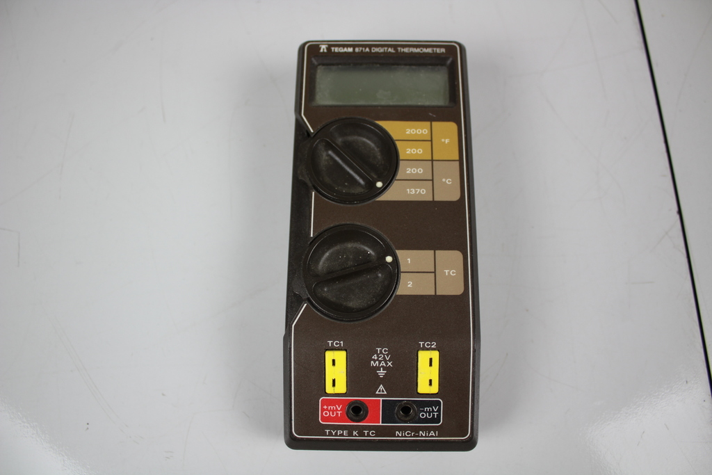 Image of Tegam 871A Digital Thermometer Laboratory Lab Medical 