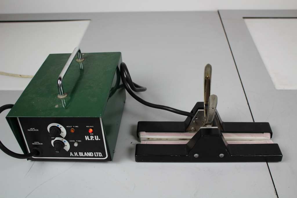 Image of Laboratory Heat Sealer 28cm A H Bland Ltd Heat/Cool Regulator 