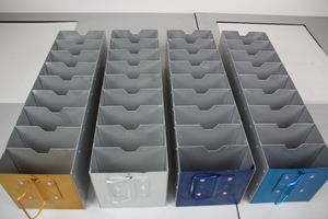 Thumbnail image of Set of 4 Aluminium Planters 51cm x 14cm x 14cm each up-cycled 