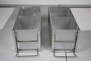 Thumbnail image of Set of 2 Aluminium Planters 40cm x 17cm x 17cm 