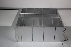 Thumbnail image of Set of 2 Aluminium Planters 40cm x 17cm x 17cm 